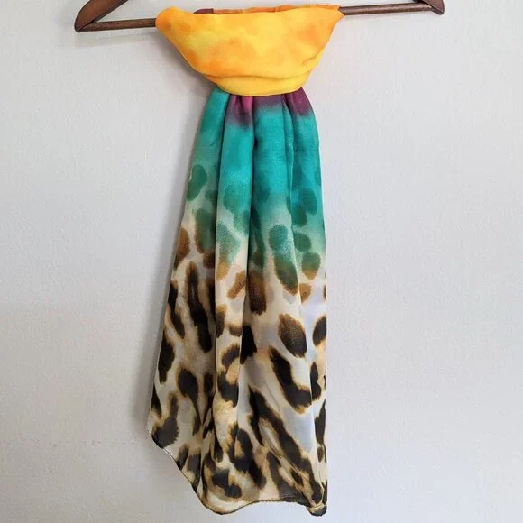 New‎ Georgette Long Scarf - Picture 3 of 8